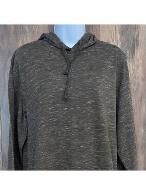 Straight Faded Olive Thin Hoodie XL